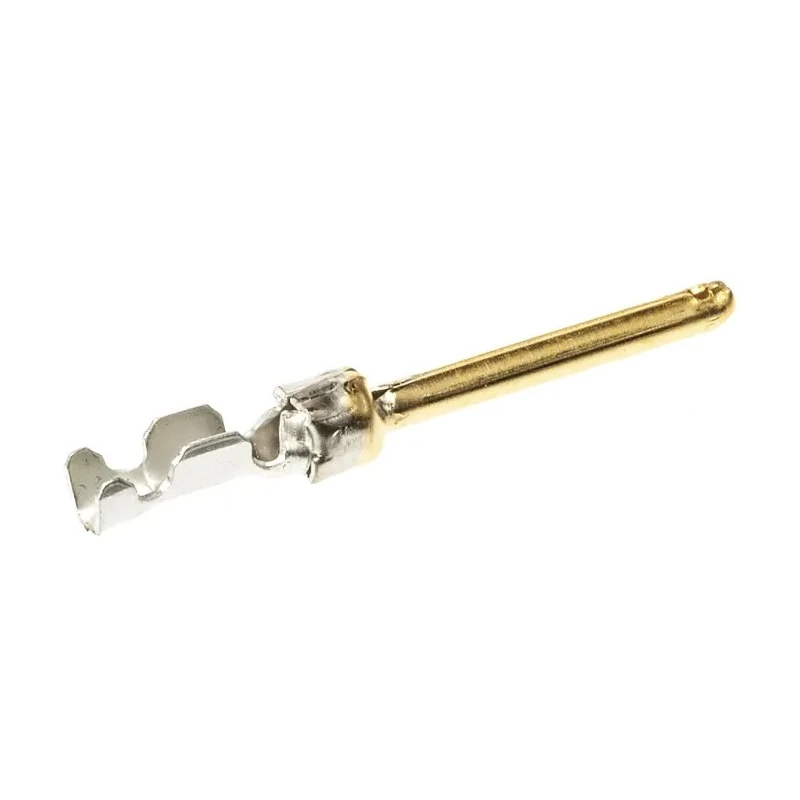 Amphenol Communications Solutions 8656 Series Male Crimp Pin Connector Phosphor Bronze Gold Plated 24 AWG 8656350064LF