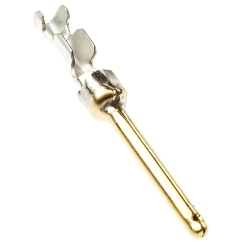 Amphenol Communications Solutions 8656 Series Male Crimp Pin Connector Phosphor Bronze Gold Plated 24 AWG 8656350064LF