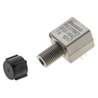 Broadcom Fibre Optic Transmitter 820 nm 160 MBd Round SMA Connector 10.2mm x 12.7mm x 27.2mm HFBR-1404Z