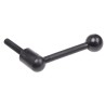 RS PRO Tension Lever with M12 Thread x 50 mm Insert Length Steel Handle and Shaft Black Oxide Finish 237-350