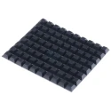 3M Tapered Square Polyurethane Self-Adhesive Feet, 12.7 mm Diameter 47.7 mm Width x 12.7 mm Length SJ5018N