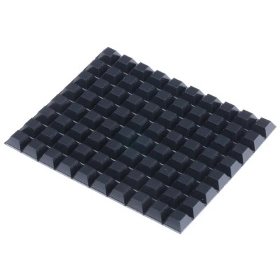 3M Tapered Square Polyurethane Self-Adhesive Feet, 12.7 mm Diameter 47.7 mm Width x 12.7 mm Length SJ5018N