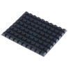 3M Tapered Square Polyurethane Self-Adhesive Feet, 12.7 mm Diameter 47.7 mm Width x 12.7 mm Length SJ5018N