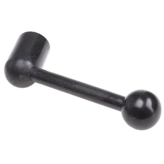 RS PRO Steel Tension Lever Black Oxide Finish M8 x 14 mm Thread, 96 mm Length 237-514