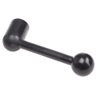 RS PRO Steel Tension Lever Black Oxide Finish M8 x 14 mm Thread, 96 mm Length 237-514