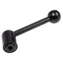 RS PRO Steel Tension Lever Black Oxide Finish M8 x 14 mm Thread, 96 mm Length 237-514