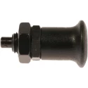 RS PRO M12 Index Plunger with Plastic Technopolymer Black Knob, Hardened Steel Plunger, 45 mm Length 237-491