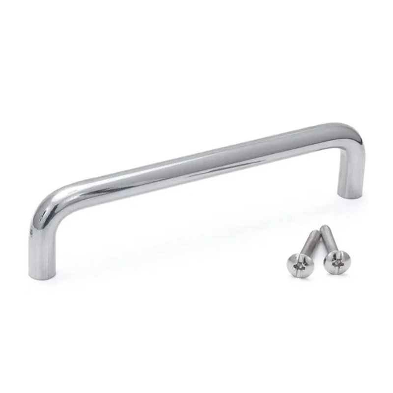 RS PRO Anodised Silver Stainless Steel Arch Shape Handle 30 mm Height, 9 mm Width, 129 mm Length 237-902
