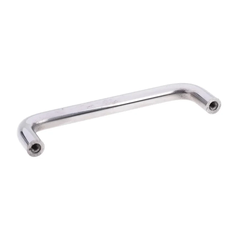 RS PRO Anodised Silver Stainless Steel Arch Shape Handle 30 mm Height, 9 mm Width, 129 mm Length 237-902