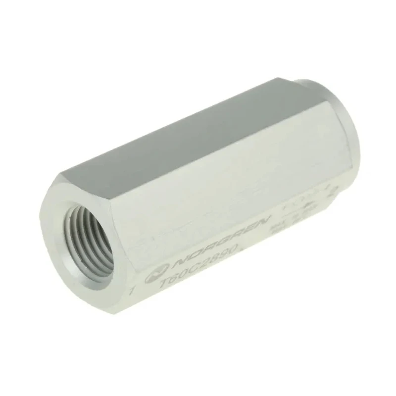 Norgren Pneumatic Shut-Off Valve Aluminium Body G 1/4 in Female Thread 6.5 L/s Flow Rate 16 Bar Maximum Operating T60C2890