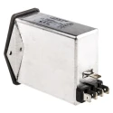 Schaffner Panel Mount IEC Filter 250V AC 2.5A Male 2 Pole with 1 Fuse Faston FN393-2.5-05-11