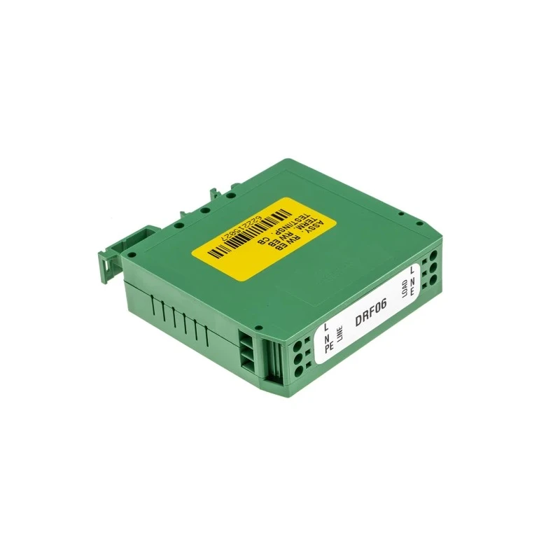 Roxburgh EMC DIN Rail RFI Filter 6A 250V AC 0-440Hz Screw Termination Single Phase DRF06