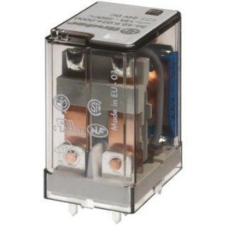 Finder PCB Power Relay 12V DC Coil 12A Switching Current DPDT 56.42.9.012.0000
