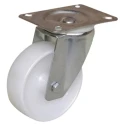 Guitel Hervieu Swivel Castor, 125 kg Load Capacity, 125 mm Polyolefin Wheel, Pressed Steel Frame, Model 2161015