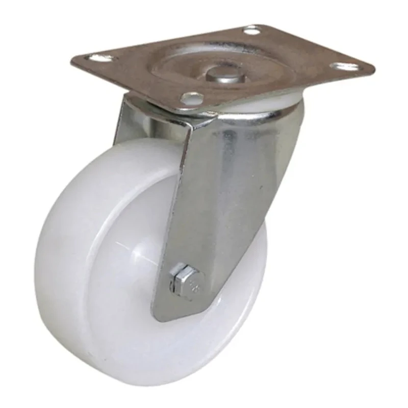 Guitel Hervieu Swivel Castor, 125 kg Load Capacity, 125 mm Polyolefin Wheel, Pressed Steel Frame, Model 2161015