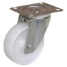 Guitel Hervieu Swivel Castor, 125 kg Load Capacity, 125 mm Polyolefin Wheel, Pressed Steel Frame, Model 2161015