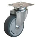 Guitel Hervieu Swivel Castor 70 kg Capacity 100 mm Wheel Rubber 366802