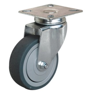 Guitel Hervieu Swivel Castor 70 kg Capacity 100 mm Wheel Rubber 366802
