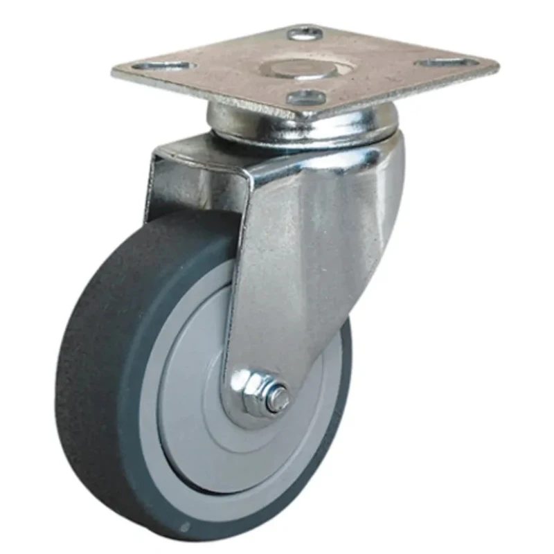 Guitel Hervieu Swivel Castor 70 kg Capacity 100 mm Wheel Rubber 366802