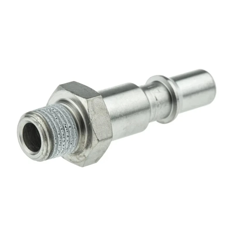 Staubli ? Fluid Connectors Staubli Fluid Connectors Safety Quick Connect Male Thread Coupling, Nitrile Butadiene RBE 06.6160