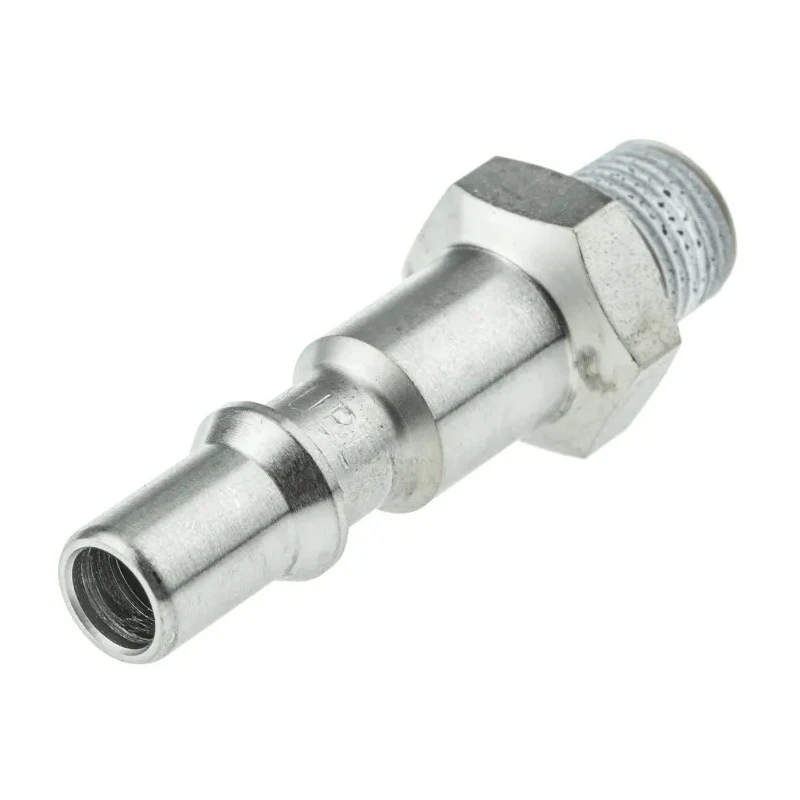 Staubli ? Fluid Connectors Staubli Fluid Connectors Safety Quick Connect Male Thread Coupling, Nitrile Butadiene RBE 06.6160