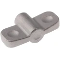 RS PRO Silver Stainless Steel Wing Clamping Knob Threaded Hole 45 mm Diameter 12 mm Thread Length 237-738