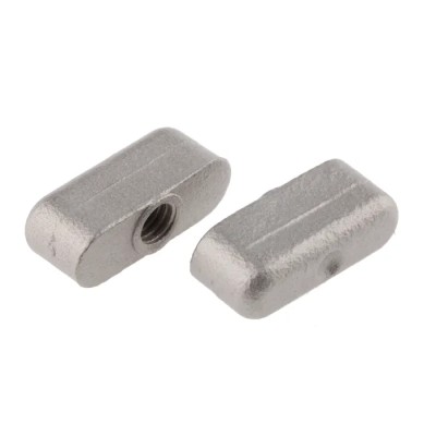 RS PRO Silver Stainless Steel Wing Clamping Knob, Threaded Hole, 25 mm Diameter, 7 mm Thread Length 237-744