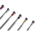 RS PRO Slotted Precision Screwdriver Set 9-Piece Tip Sizes 0.6 to 3 mm with Carousel Storage 243-291