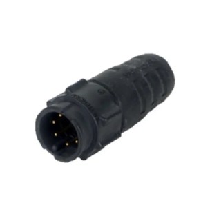 Switchcraft Circular Connector Cable Mount Plug Male 4 Contacts IP68 IP69K Thermoplastic Housing 250V 7.5A EN3L4MX
