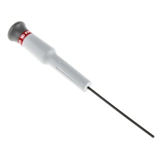 Facom Precision Screwdriver, 2 mm Tip, 75 mm Blade, 168 mm Overall 84E.2X75