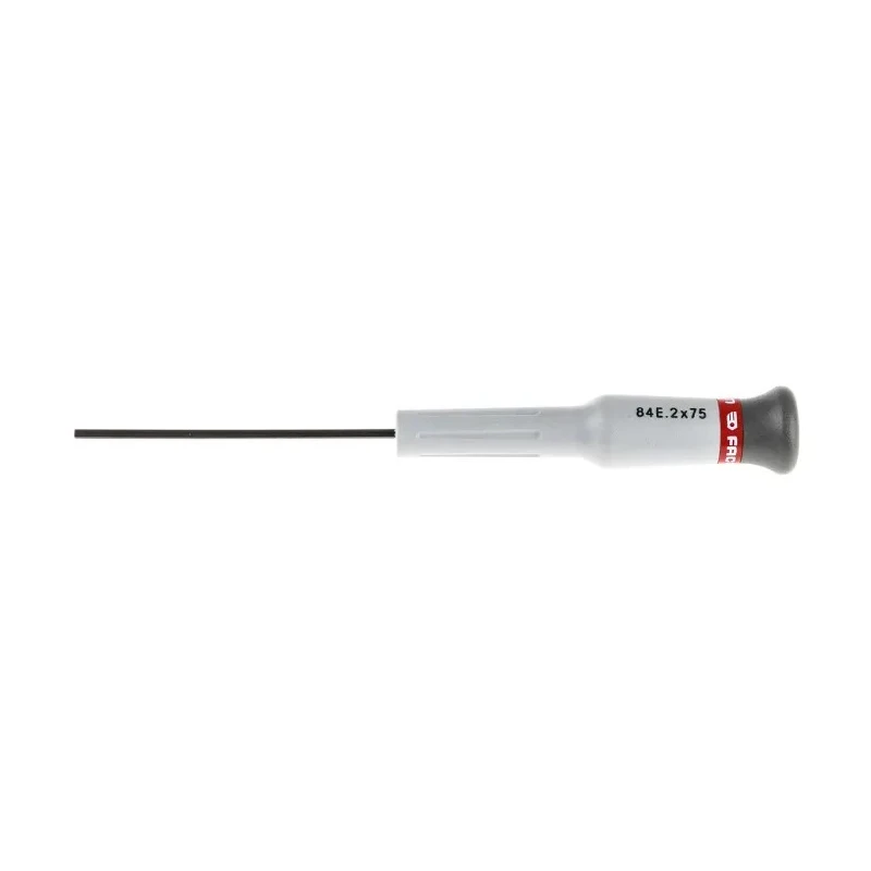 Facom Precision Screwdriver, 2 mm Tip, 75 mm Blade, 168 mm Overall 84E.2X75