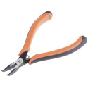 Bahco Long Nose Plier Bent Tip Snipe Nose, 130mm Overall Length, 23mm Jaw Width 4833