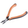 Bahco Long Nose Plier Bent Tip Snipe Nose, 130mm Overall Length, 23mm Jaw Width 4833