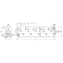 Burkert Solenoid Valve 2-Way Manifold Accessory for Type 6012 Miniature Solenoid Valve 005355