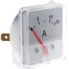 HOBUT Analogue Panel Ammeter 15 A DC, 48 mm x 48 mm, ±8 % Moving Iron F3PAM