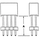 Samtec ESQT Series Straight Through Hole PCB Socket, 120 Contacts, 4 Row, 2 mm Pitch, 12A Current ESQT-130-02-G-Q-368