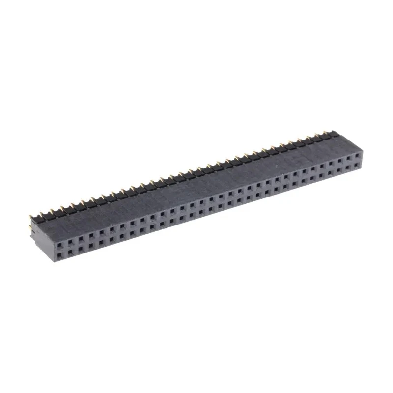 Samtec ESQ Series Straight Through Hole PCB Socket 64-Contact 2 Row 2.54 mm Pitch Solder ESQ13212GD