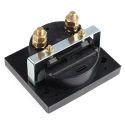HOBUT Analogue Panel Ammeter 50 A DC, Moving Magnet, 63.5 mm x 62.5 mm Cutout, ±8 % Accuracy R68M-50A-001