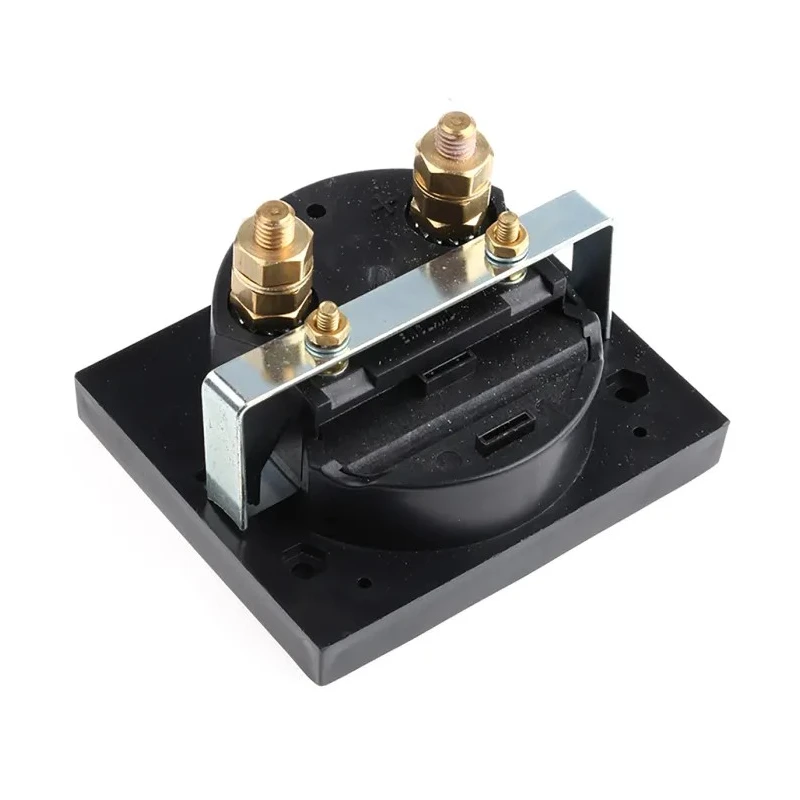 HOBUT Analogue Panel Ammeter 50 A DC, Moving Magnet, 63.5 mm x 62.5 mm Cutout, ±8 % Accuracy R68M-50A-001