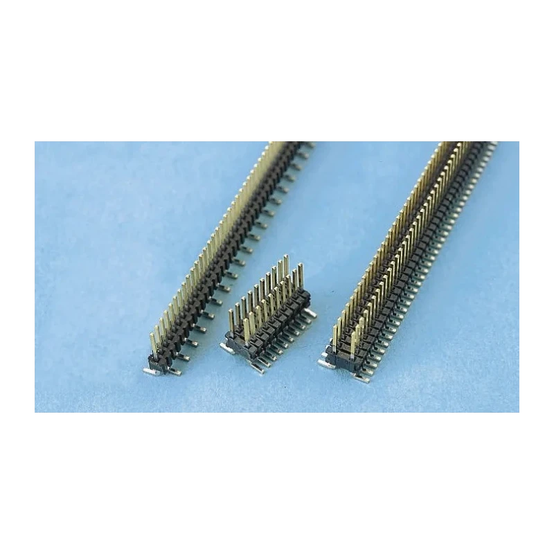 Samtec FTR Series Straight Surface Pin Header, 20 Contacts, 1.27 mm Pitch, 2 Row, Unshrouded FTR-110-01-S-D