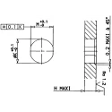 Souriau Sunbank by Eaton Circular Connector 4 Contacts Panel Mount Standard Plug Male IP68 TP Series RER M 10TP N 04-16
