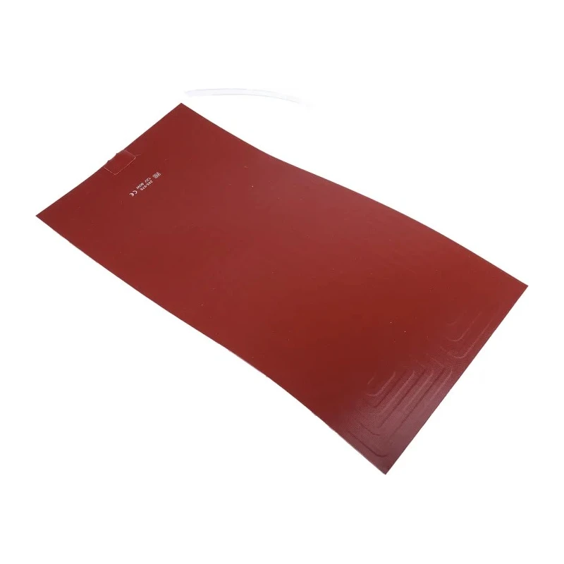 RS PRO Silicone Heater Mat Rectangle, 12V DC, 80 W, 200 mm x 400 mm 245-578