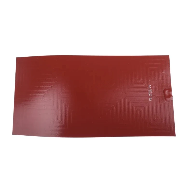 RS PRO Silicone Heater Mat Rectangle, 12V DC, 80 W, 200 mm x 400 mm 245-578