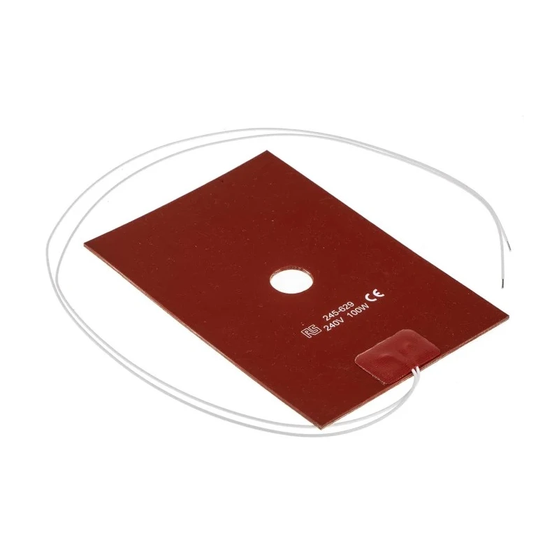 RS PRO Silicone Heater Mat 240 V ac 100 W Rectangle 150 mm x 100 mm 245-629