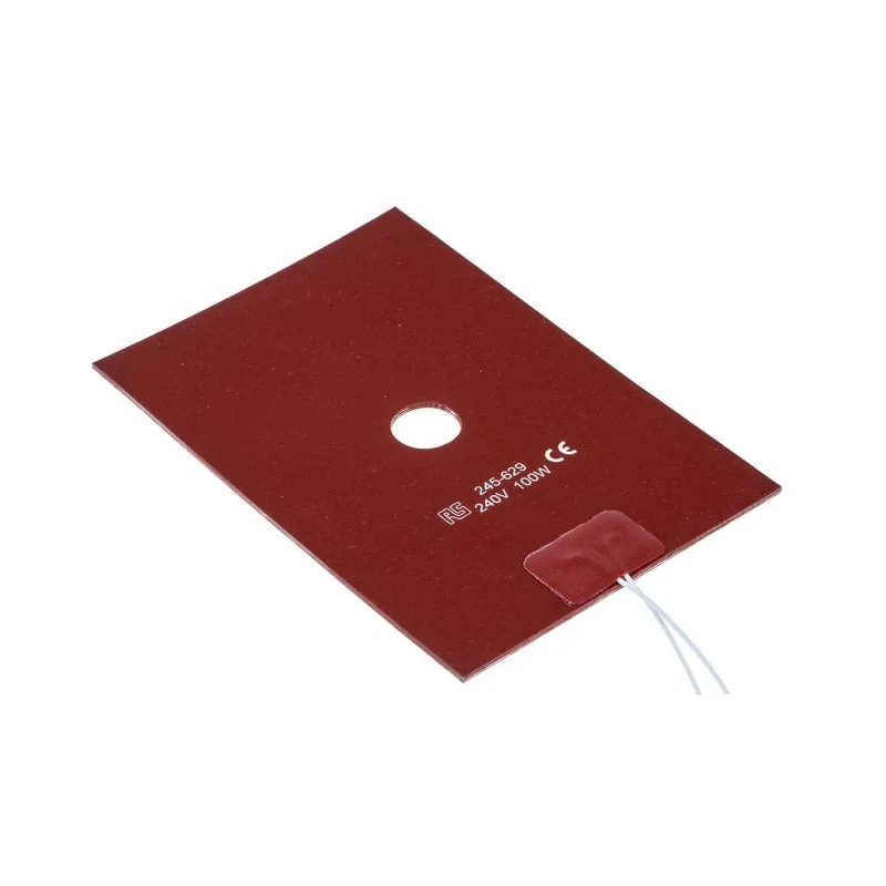RS PRO Silicone Heater Mat 240 V ac 100 W Rectangle 150 mm x 100 mm 245-629