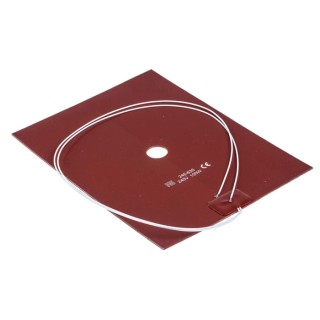 RS PRO Silicone Heater Mat Rectangle 240V AC 100W 200mm x 150mm 245-635
