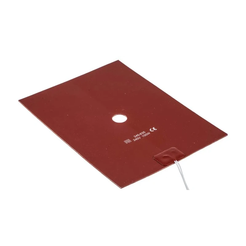 RS PRO Silicone Heater Mat Rectangle 240V AC 100W 200mm x 150mm 245-635