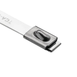 HellermannTyton Stainless Steel Cable Tie Roller Ball 685 mm Length x 7.9 mm Width, 2000N Tensile 111-94279 MBT27H-SS316-ML