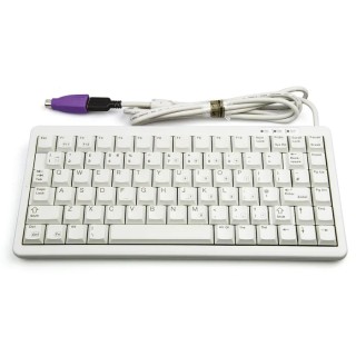 Cherry Wired PS2 USB Compact Keyboard QWERTY (UK) White G84-4100LCAGB-0