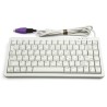 Cherry Wired PS2 USB Compact Keyboard QWERTY (UK) White G84-4100LCAGB-0